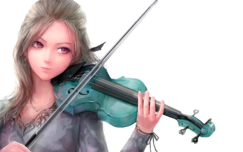 Anime Girl Playing Violin Anime Violin Hd Wallpaper Pxfuel