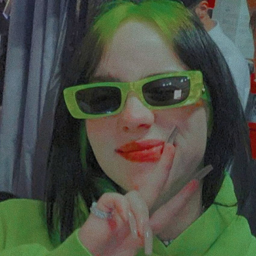 EILISH IS ART Billie Eilish Green Aesthetic HD Wallpaper Pxfuel