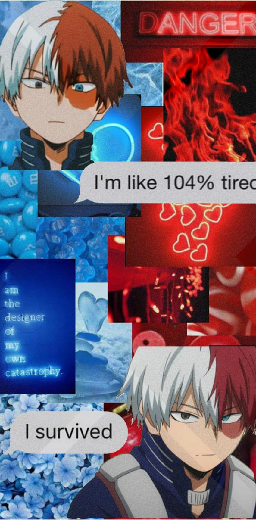 Todoroki Aesthetic By Hfroop Todoroki Anime Aesthetics Hd Phone