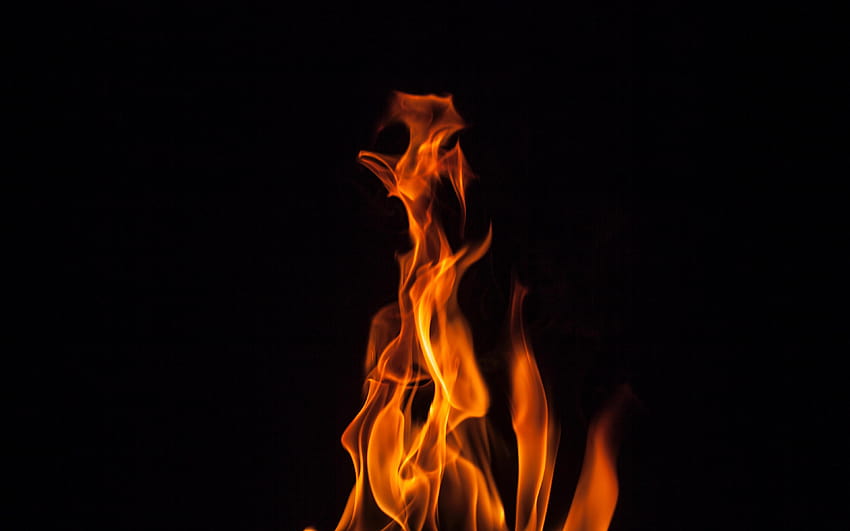 X Fire Flame Bonfire Dark Burning Hd Wallpaper Pxfuel