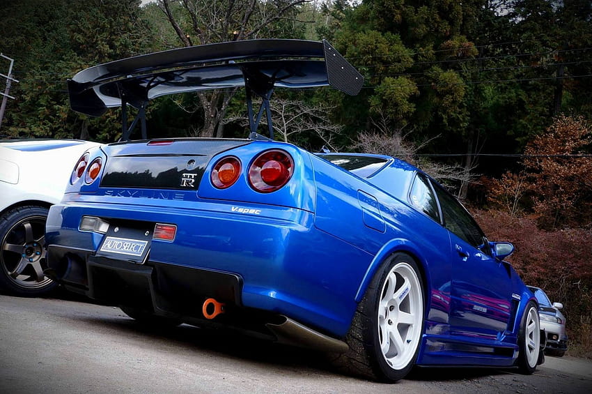 Best 2 Nissan Skyline GTR R34 Backgrounds On Hip Nissan Skyline R34