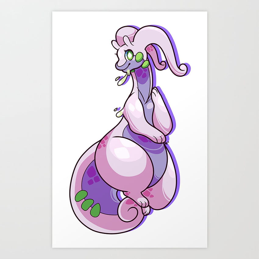 Goodra Art Print By Reidy HD Phone Wallpaper Pxfuel