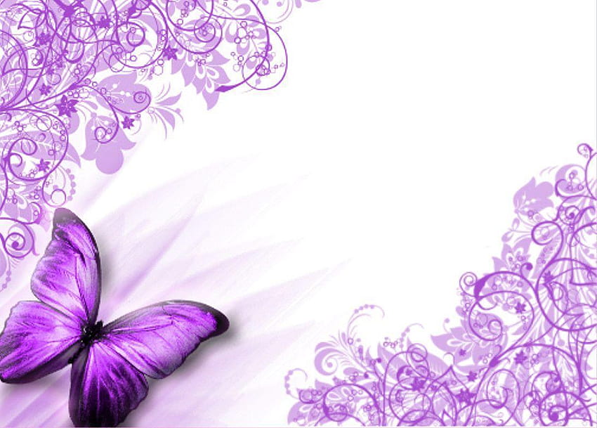 Lavender Butterfly Lavender And Butterflies HD Wallpaper Pxfuel