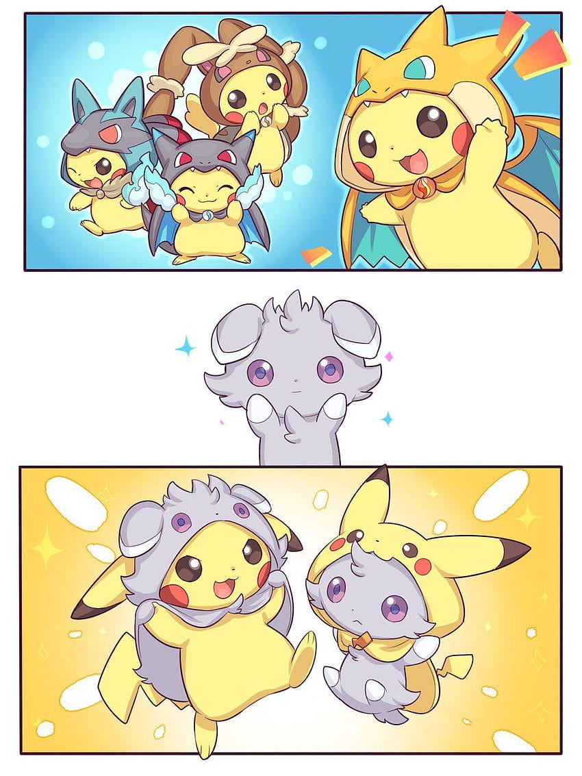 Pikachu And Espurr Hd Phone Wallpaper Pxfuel