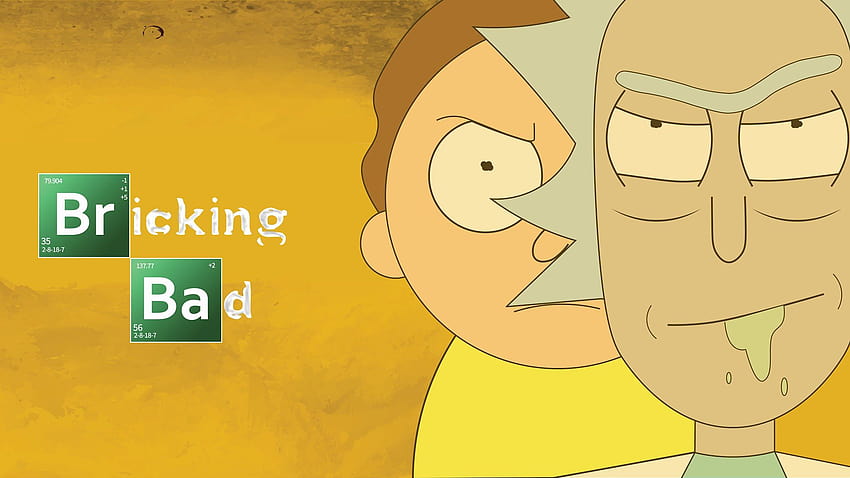 Rick And Morty X Breaking Bad Rick And Morty Breaking Bad Hd Wallpaper