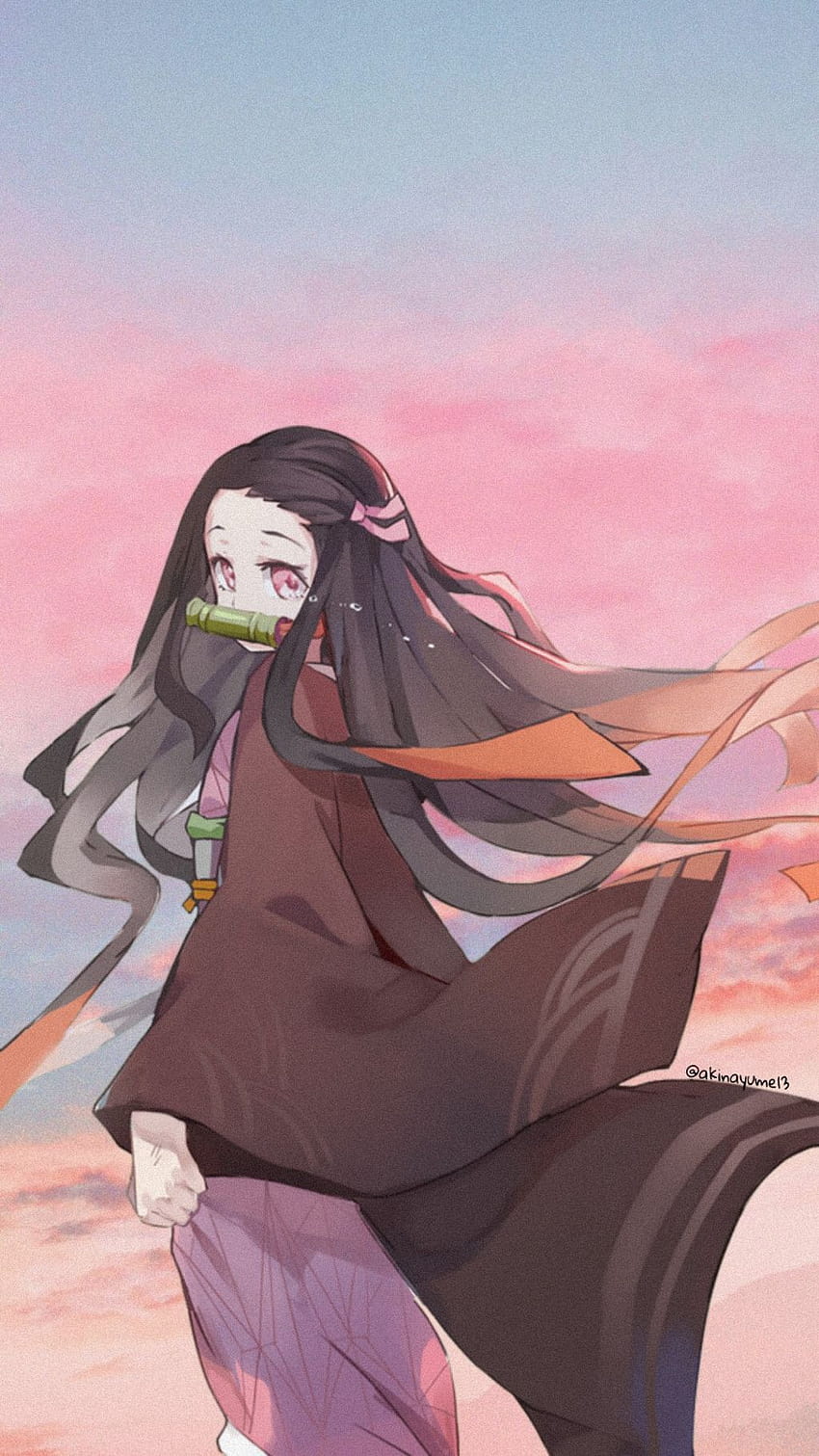 Nezuko Posted By Samantha Peltier Nezuko Chan Hd Phone Wallpaper Pxfuel