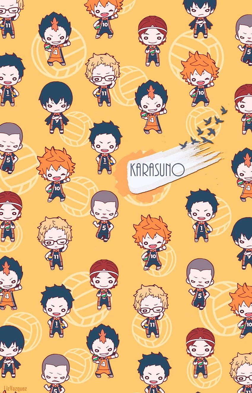 Haikyuu Chibi Haikyuu Teams HD Phone Wallpaper Pxfuel