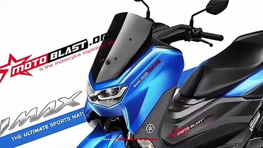 Nuevo Avance Yamaha Nmax Cc Scooter Facelift Modelo Fondo De