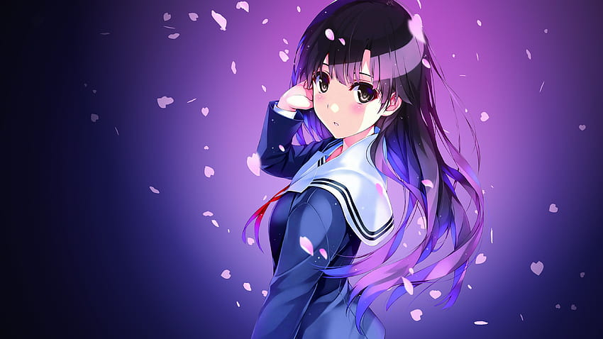 Girl Anime Posted By Sarah Peltier Hd Wallpaper Pxfuel