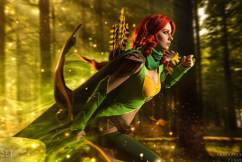 My Windranger Cosplay DotA2 HD Wallpaper Pxfuel