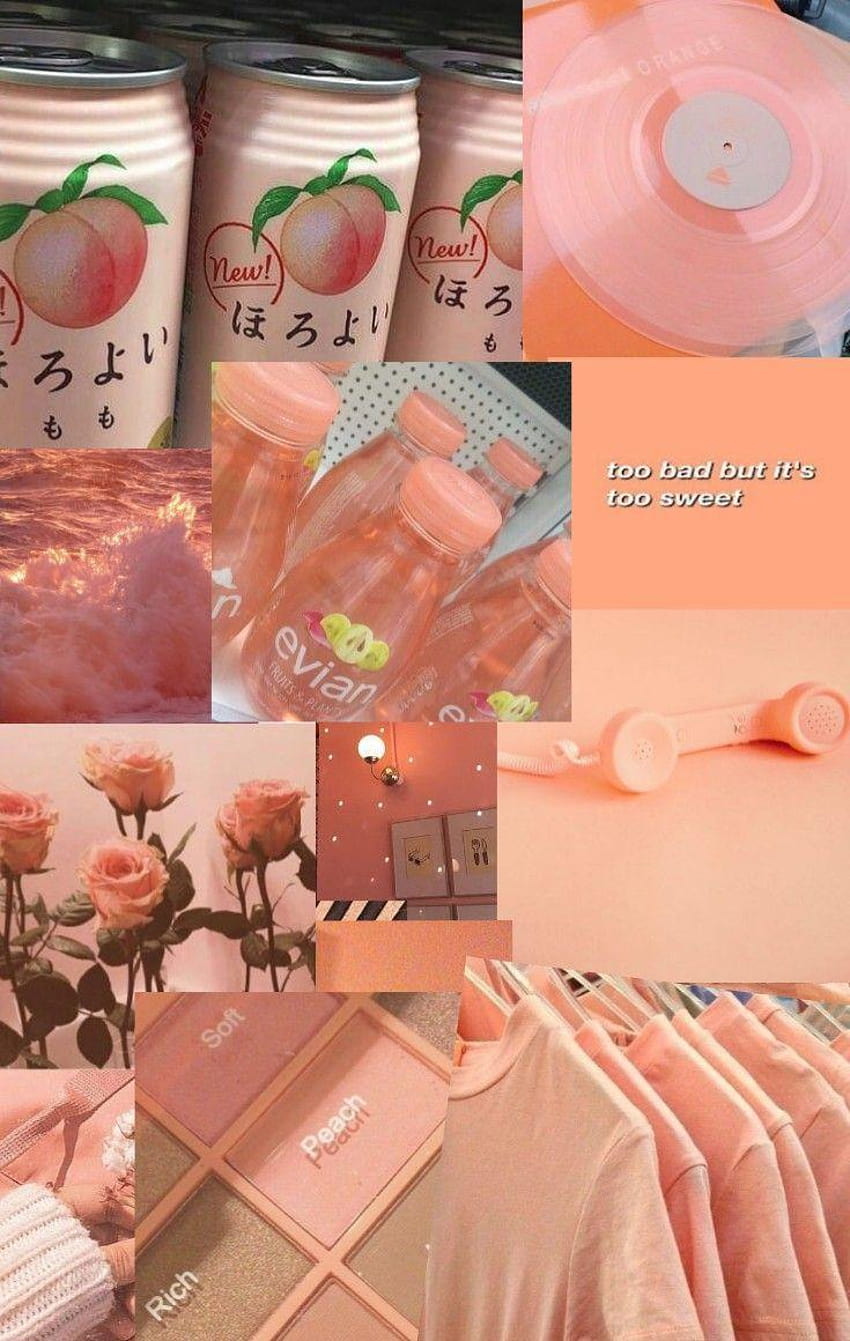 Peach Aesthetic Thingy Idk Aesthetic Peach Hd Phone Wallpaper Pxfuel