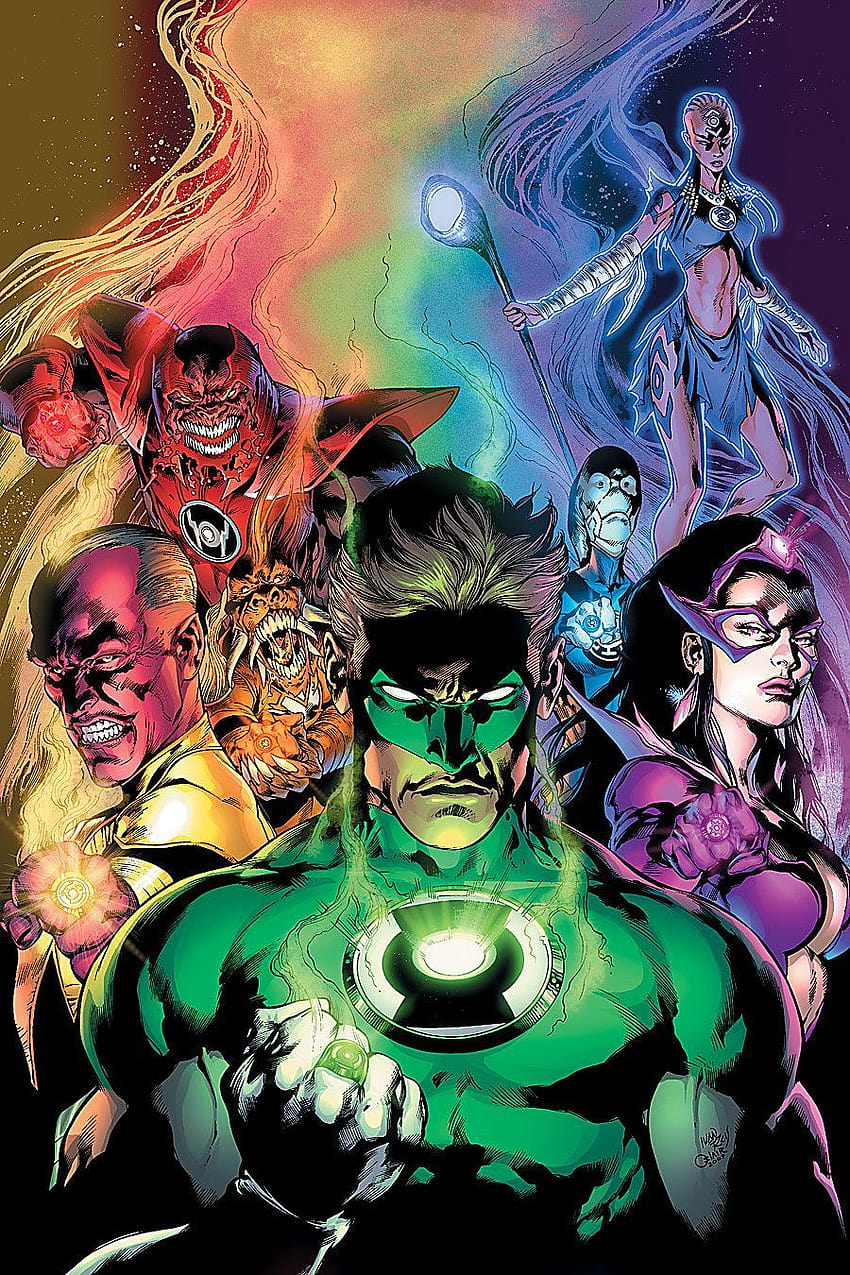 Thaal Sinestro Hal Jordan Carol Ferris Atrocitus Larfleeze Hal