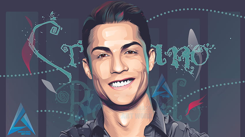 Cristiano Ronaldo Vector Art On Behance Cristiano Ronaldo Cartoons