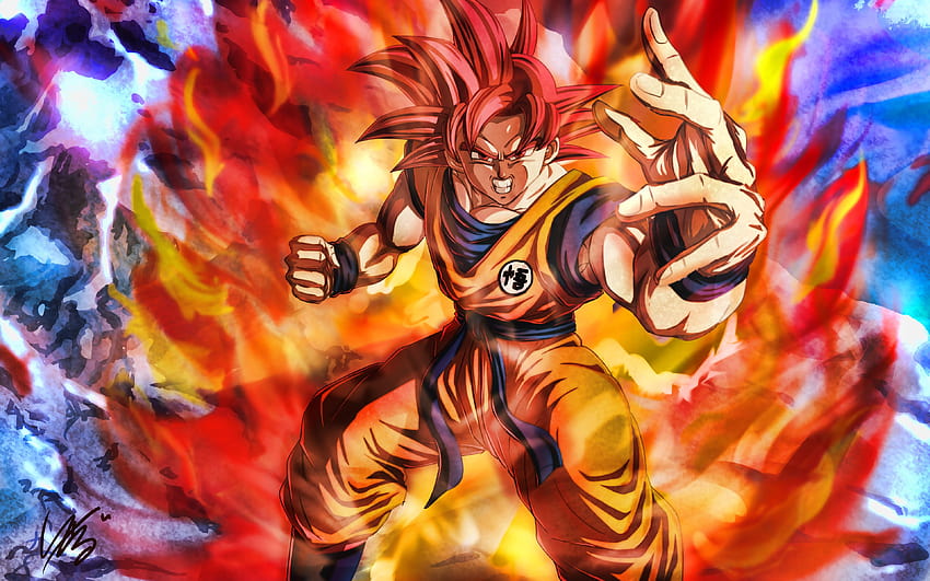 Super Saiyan God Dbs Characters HD Wallpaper Pxfuel