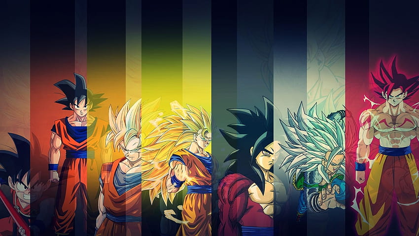 All Goku Forms Hd Wallpaper Pxfuel