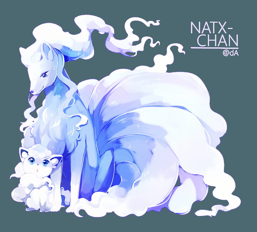 King Fthee Alola S Ninetales Though Alolan Ninetales Hd Wallpaper