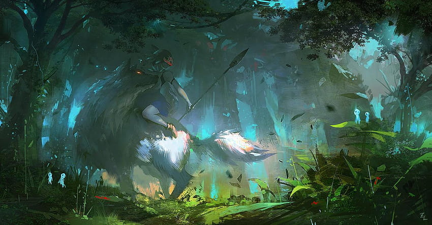 Glamorous Princess Mononoke Hd Wallpaper Pxfuel