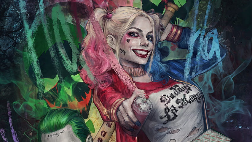 Harley Quinn Posted By Christopher Peltier Joker And Harley Quinn Hd