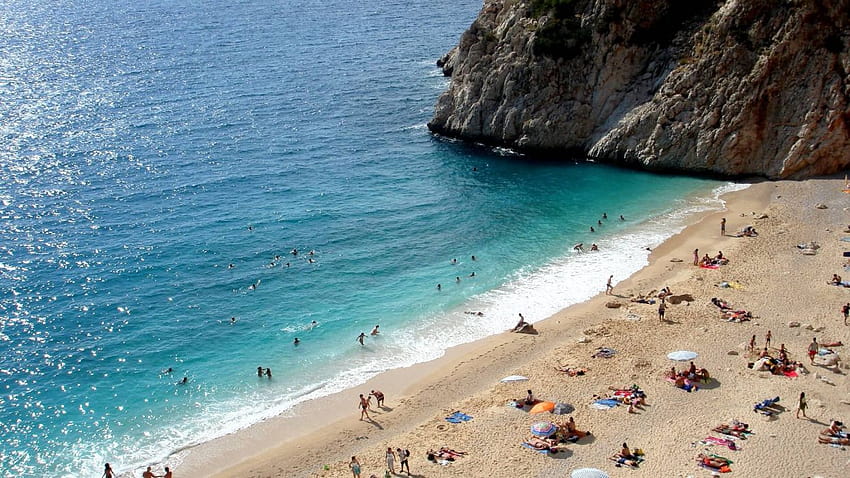 Kaputa Beach Kaputas Beach Holiday Peoples Summer Beach Turkey People