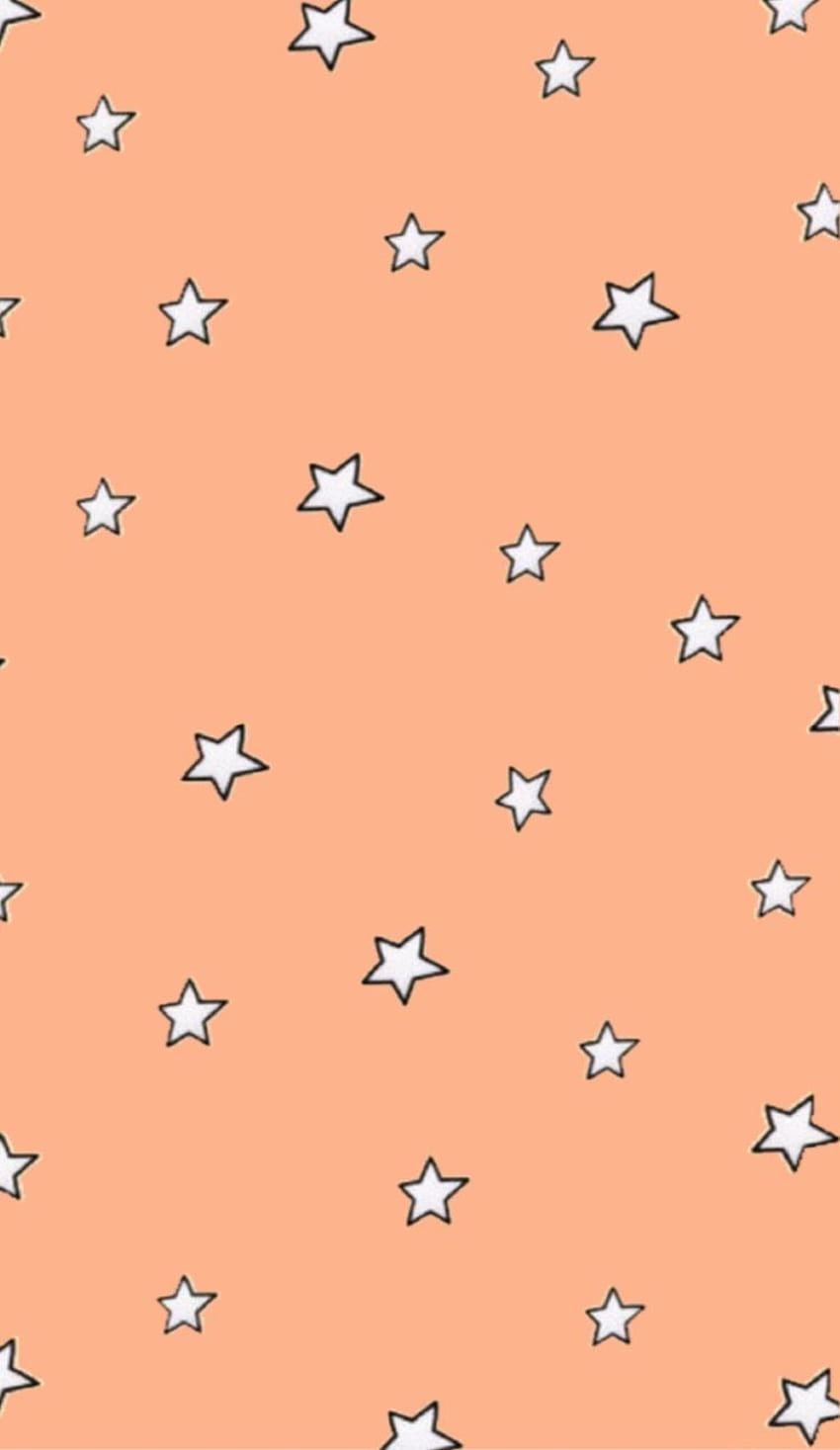 Peach Star Aesthetic Aeshtetic Star HD Phone Wallpaper Pxfuel