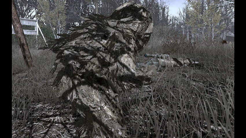 Call of Duty 4: Modern Warfare: All Ghillied Up Soundtrack, cod ghillie suit papel de parede HD