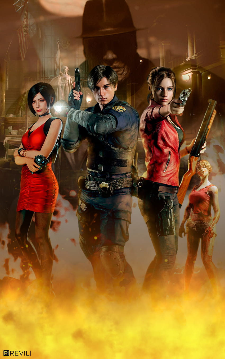 Download Resident Evil 2 Jill Valentine Phone Wallpaper
