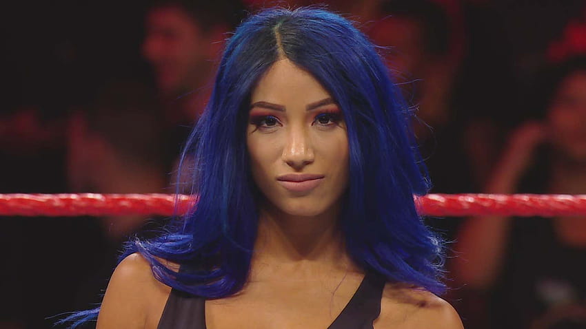 Sasha Banks cabello azul fondo de pantalla