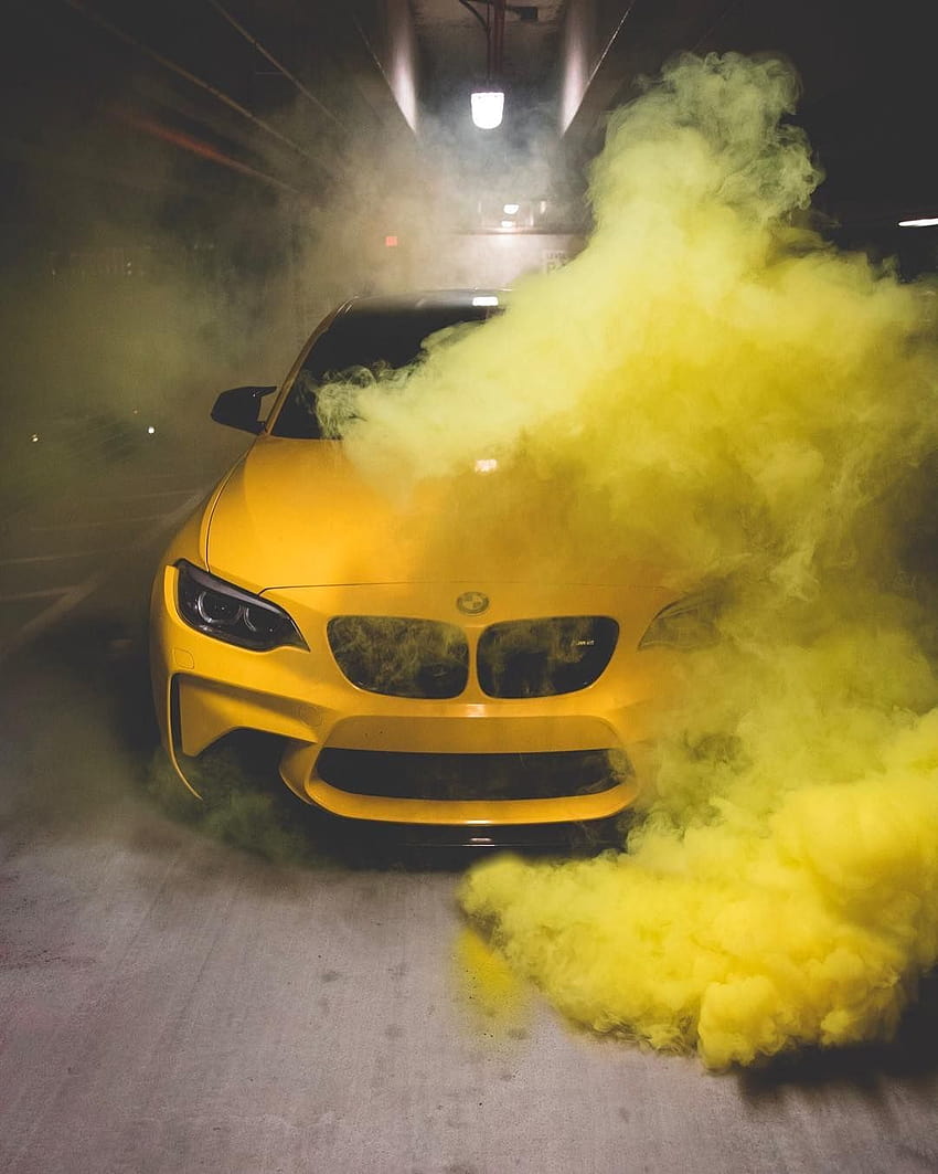 Front end Friday of this Sunset Yellow F87 Bmw M2 That is dominating the gram! Owner:[@sunsetm2] grapher:[@mk7julian] Tag your frie… HD phone wallpaper