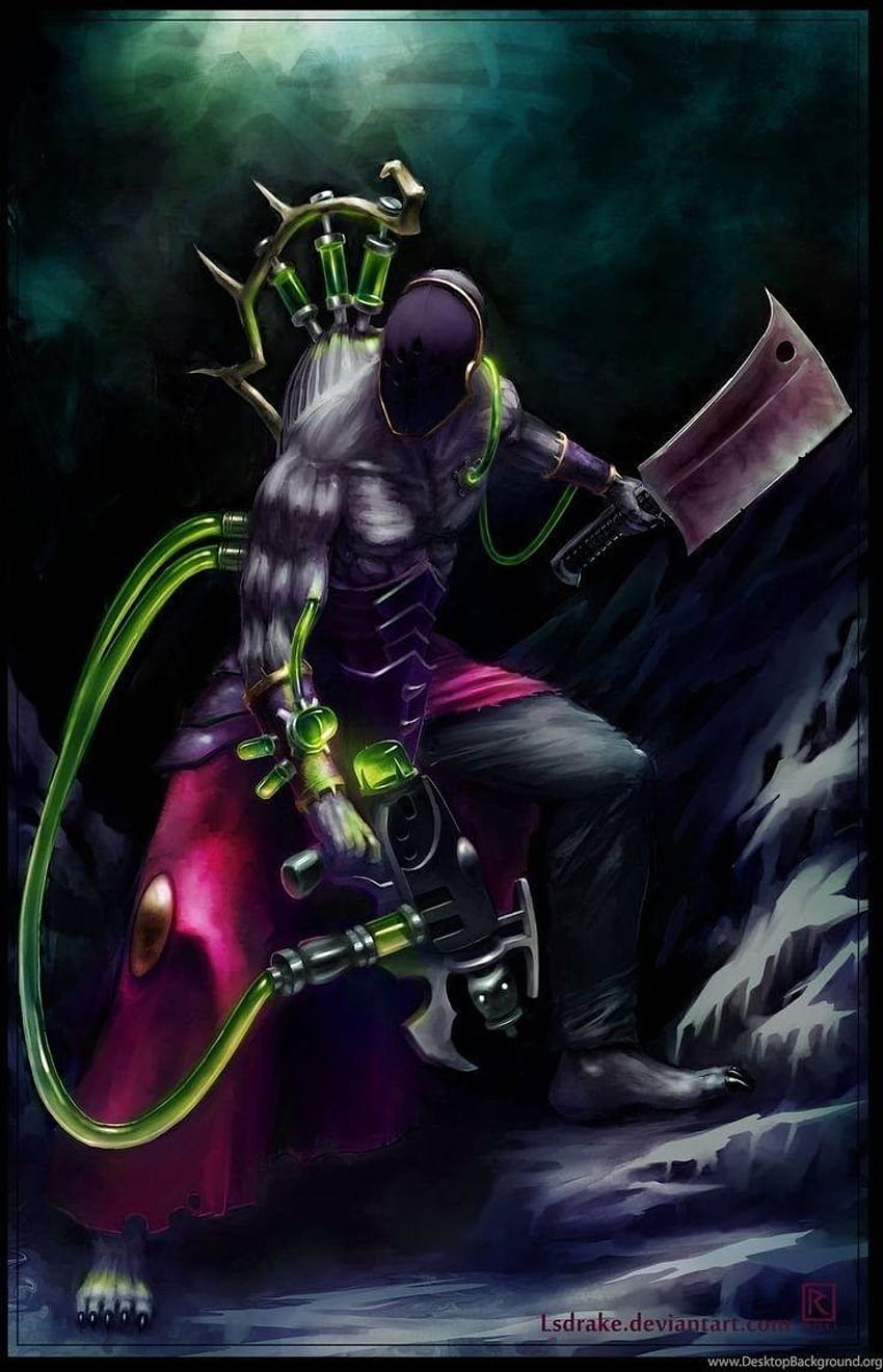 Dark Eldar Wrack Warhammer 40k Fan Art By LSDrake Backgrounds, eldar background HD phone wallpaper