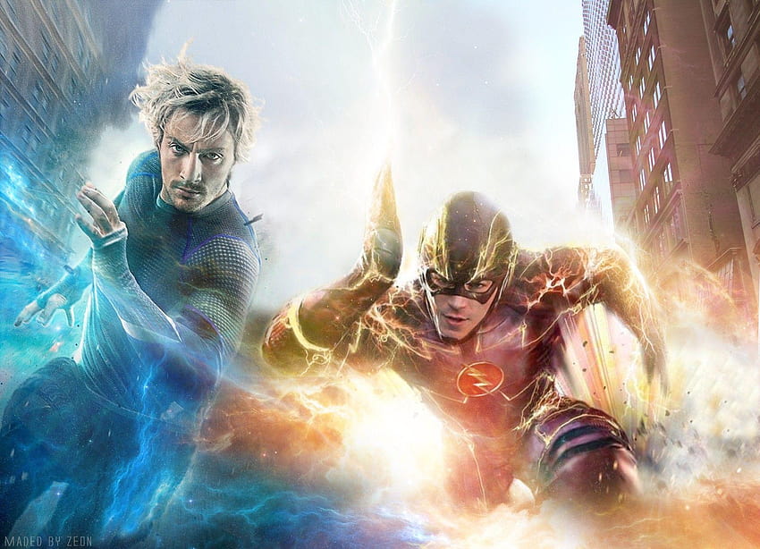 hero, Flash, Comics, Comics, marvel vs dc heroes HD wallpaper