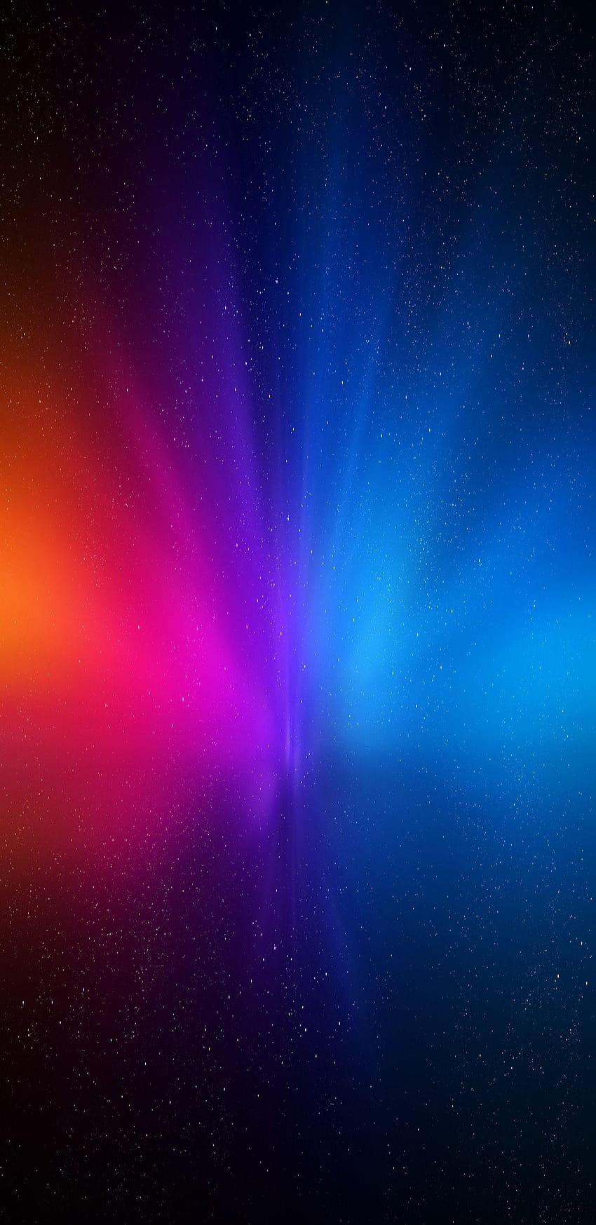 Blau, rot, lila, Weltraum, minimal, abstrakt, Galaxie, lila und blaue Galaxie HD-Handy-Hintergrundbild