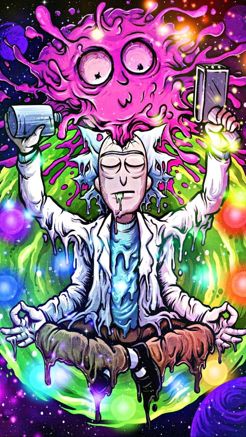 iphone rick and morty keren wallpaper ponsel HD