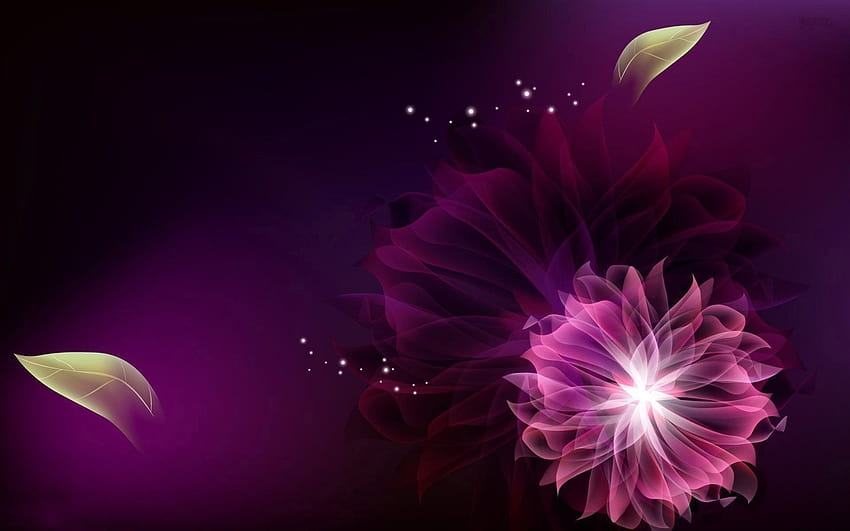 Purple Abstract Beautiful Flower Art [1280x800] for your , Mobile ...