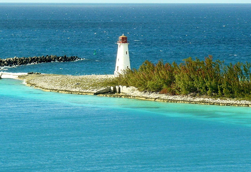 Lighthouses: Nassau Bahamas Lighthouse Lighthouses Paradise Island HD wallpaper