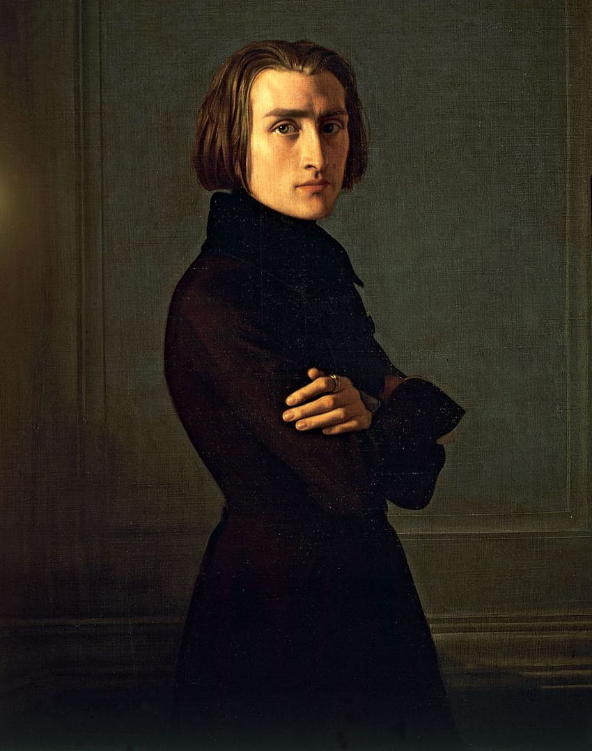 Potret Franz Liszt wallpaper ponsel HD