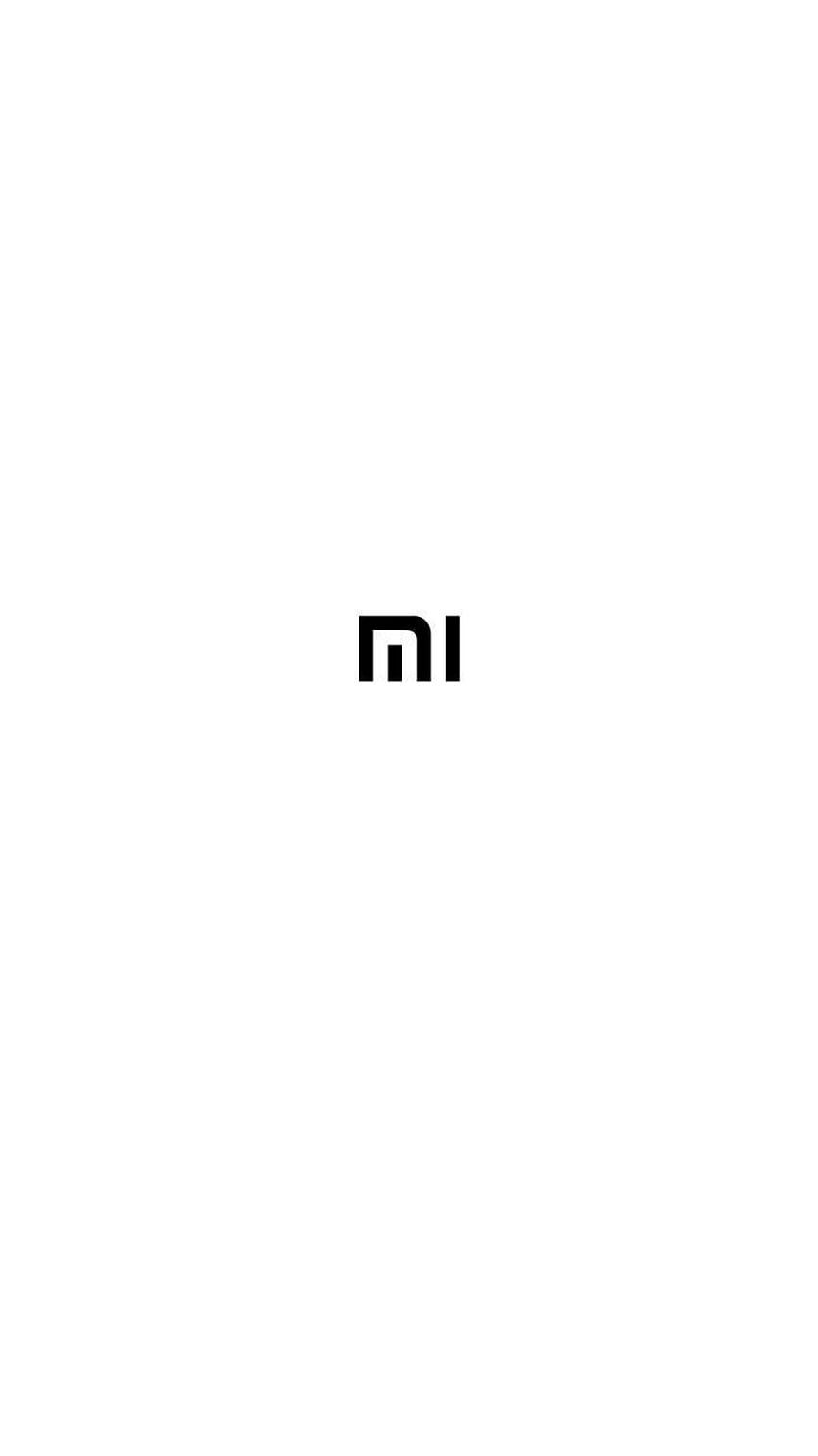 Xiaomi Mi Blanco, logotipo de xiaomi fondo de pantalla del teléfono
