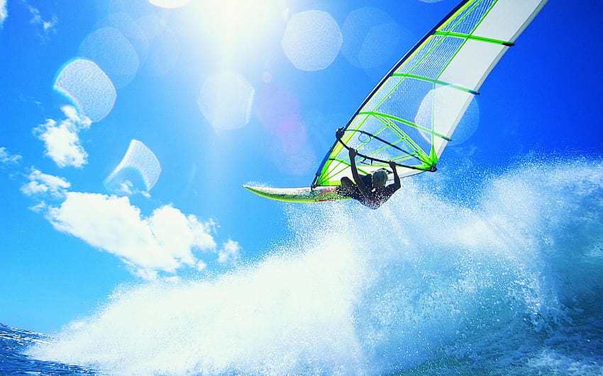 windsurfing HD wallpaper