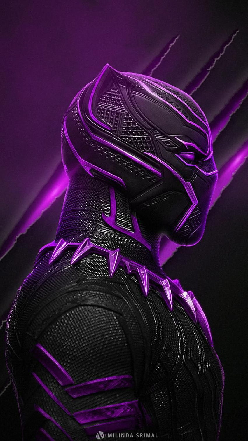 Black Panther par SLFXBOX, les vengeurs de la panthère noire Fond d'écran de téléphone HD