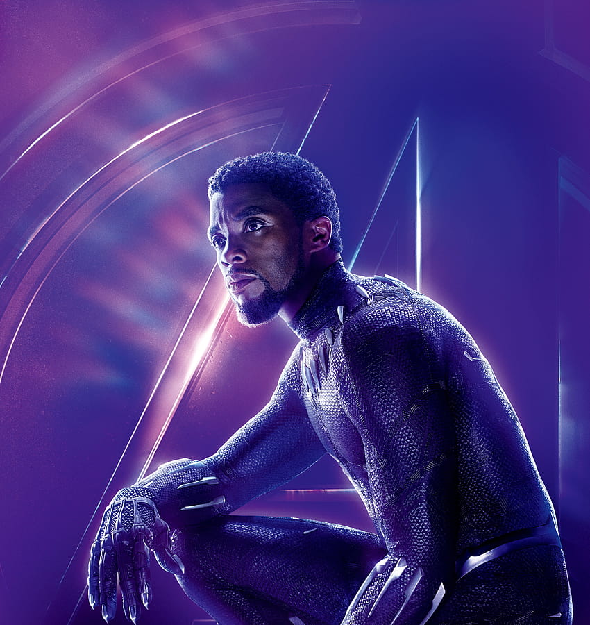 Black Panther, Avengers: Infinity War, Chadwick Boseman, T'Challa, tchalla HD phone wallpaper