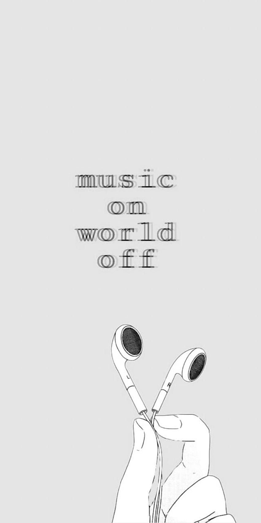 Music On World Off y s fondo de pantalla del teléfono