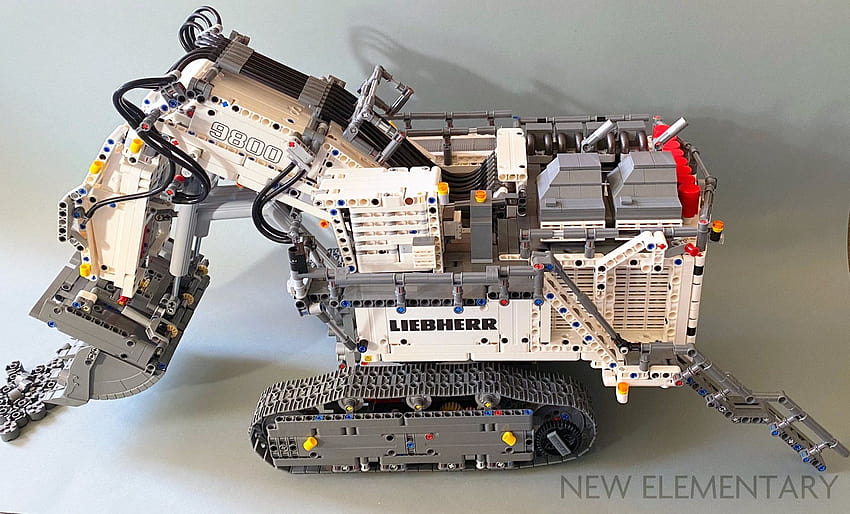 Преглед на LEGO® Technic: 42100 Liebherr R 9800, lego 42100 HD тапет