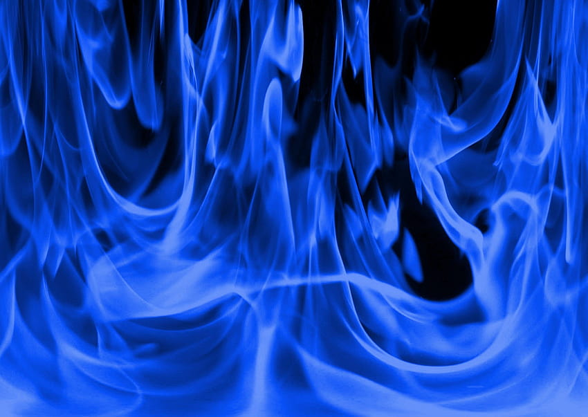 Cool Blue Fire, blue vs red fire HD wallpaper