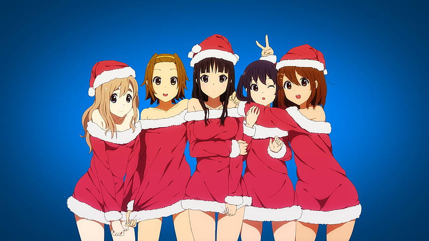 5 Anime Christmas, anime loli natal HD wallpaper