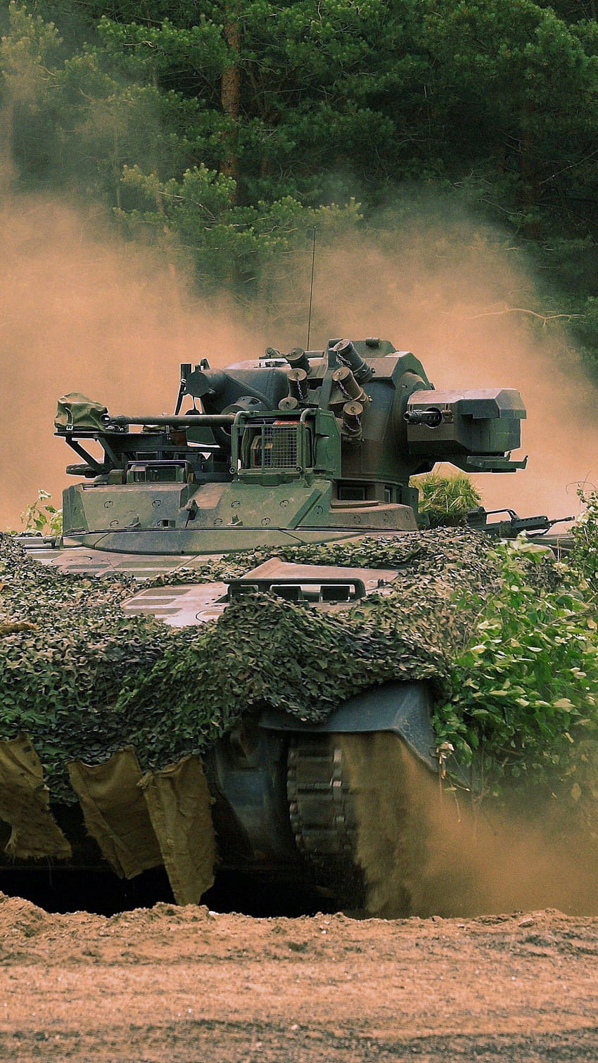 Marder, A5A1, IFV, Bundeswehr, vehículo de combate de infantería, camuflaje, polvo, militar, vehículos de camuflaje fondo de pantalla del teléfono