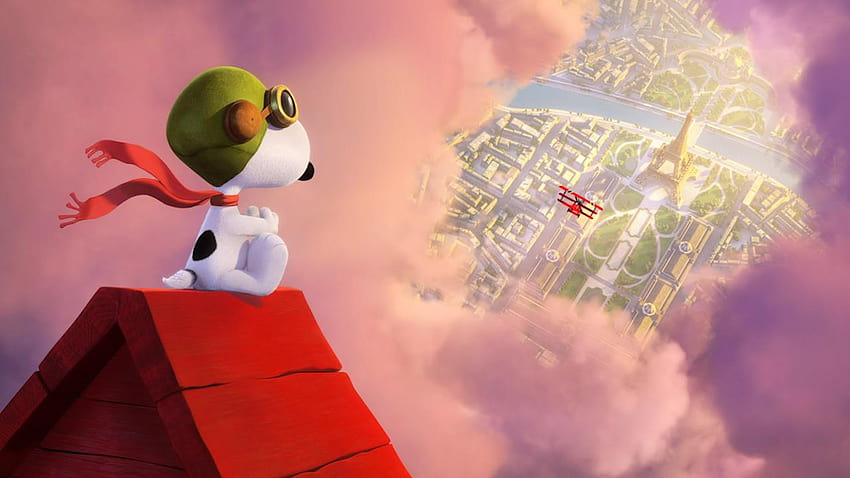 El Baron Rojo vuelve con 'Peanuts, La pelicula' Wallpaper HD