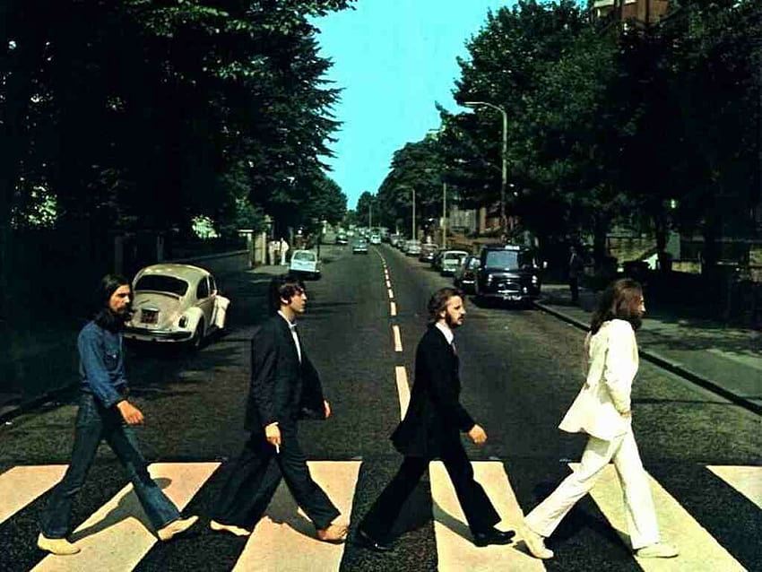 Los Beatles Abbey Road fondo de pantalla
