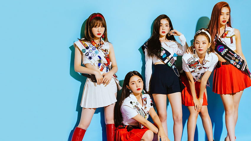 Red Velvet, Members, Wendy, Yeri, Irene, Seulgi, Joy, Power, moc czerwonego aksamitu Tapeta HD