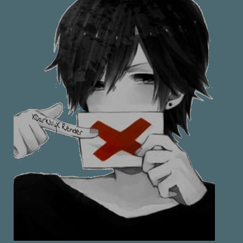 Free: Butterfly, Render, And Anime Boy Image - Anime Boy Dark Render, HD   