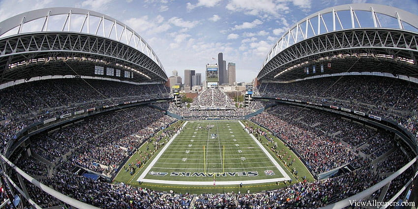 Seattle Seahawks Stadium, estádio de futebol americano papel de parede HD
