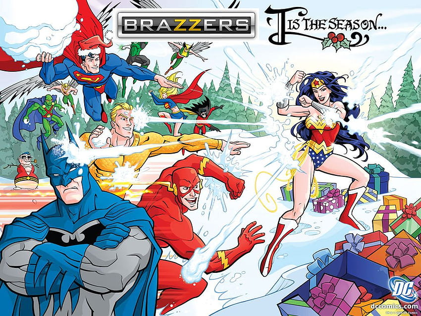 Brazzers: DC Christmas Edition потвърдено! HD тапет